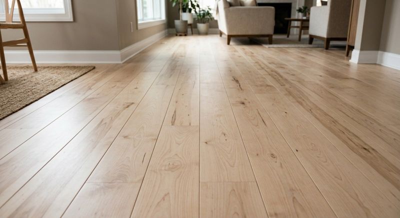 Birch Floor Installation in Plymouth, MA