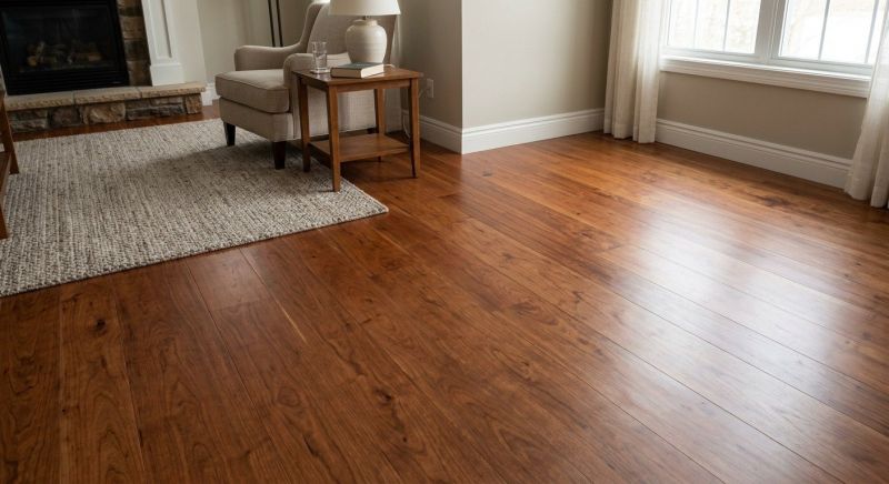 Cherry Floor Installation in West Bridgewater, MA