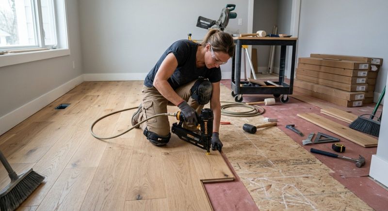 Hardwood Floor Installation in Hyannis, MA