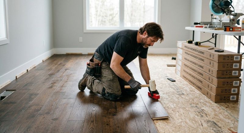 Hardwood Floor Installation in Marshfield, MA