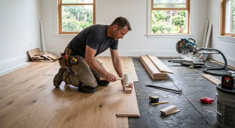 Hardwood Floor Installation in Taunton, MA