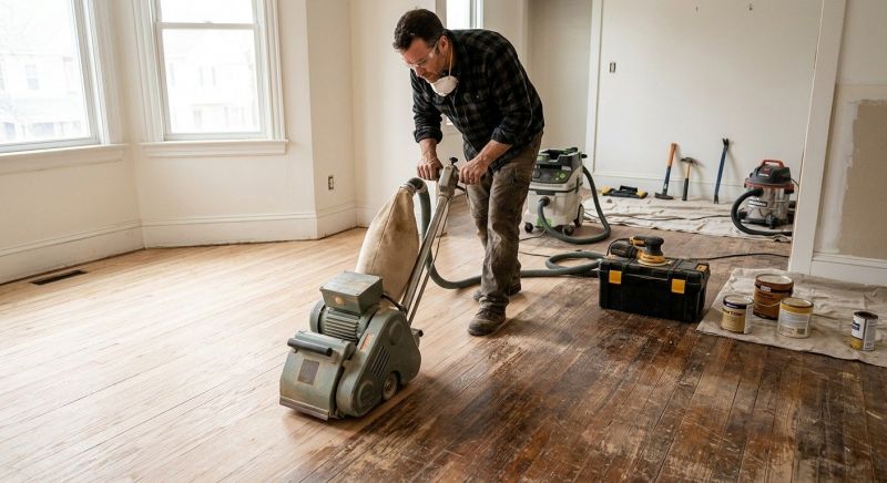 Hardwood Floor Renovation in Plymouth, MA