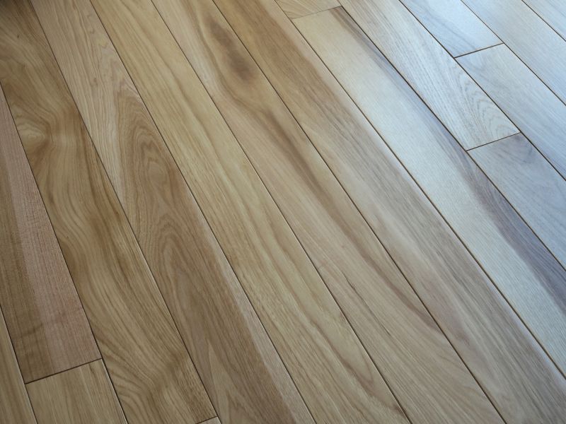 Hickory Floor Installation in Plymouth, MA