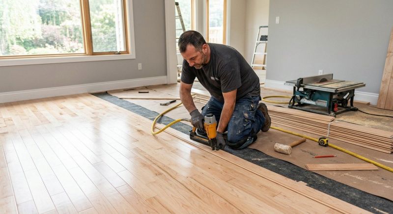 Maple Flooring Installation in Fairhaven, MA