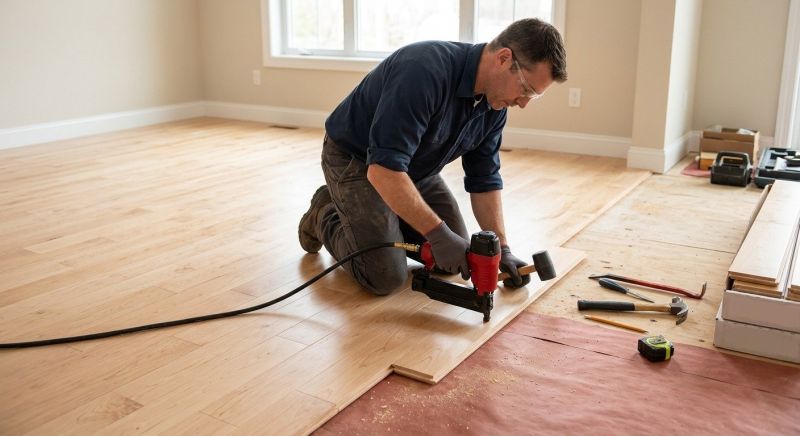 Maple Flooring Installation in Plymouth, MA