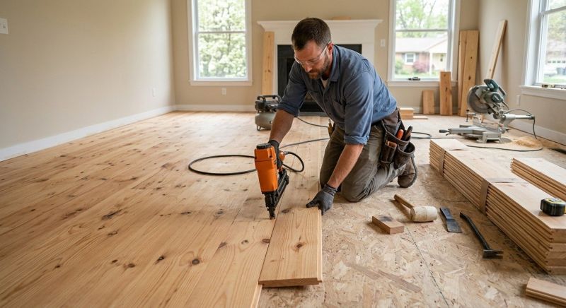 Maple Flooring Installation in Taunton, MA