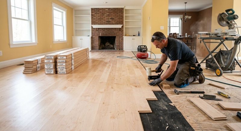 Maple Flooring Installation in West Wareham, MA