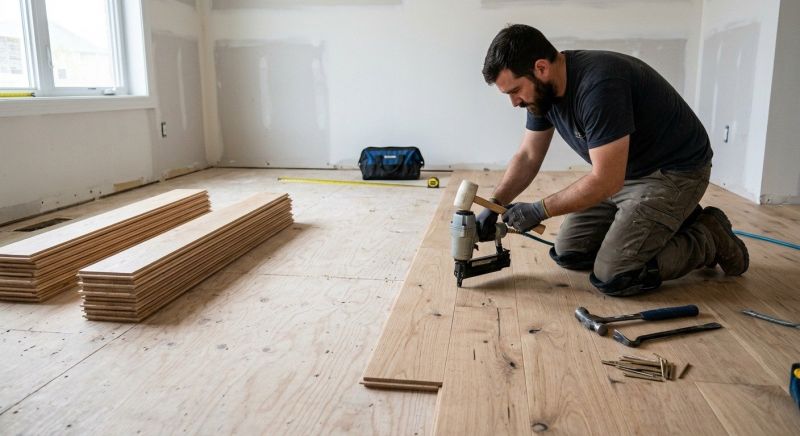 Oak Floor Installation in Dennis, MA