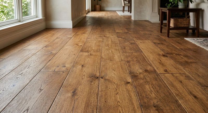 Wide Plank Floor Installation in Plymouth, MA