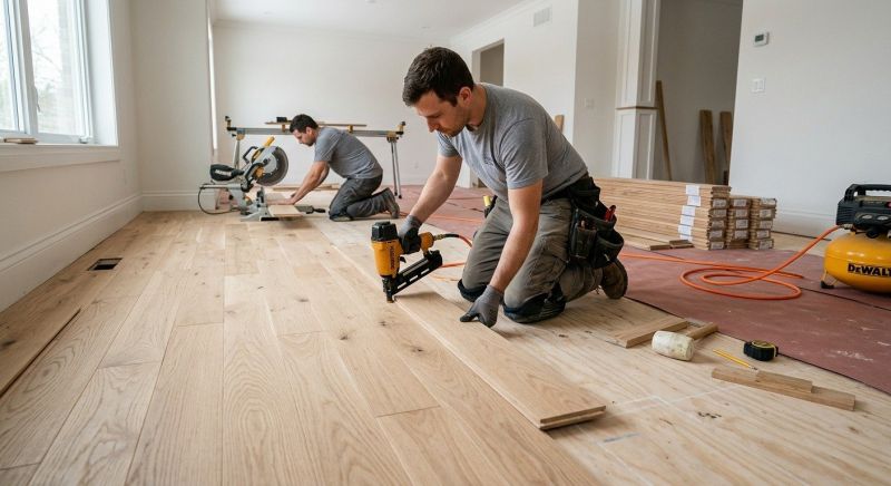 Wood Floor Replacement in Norwell, MA