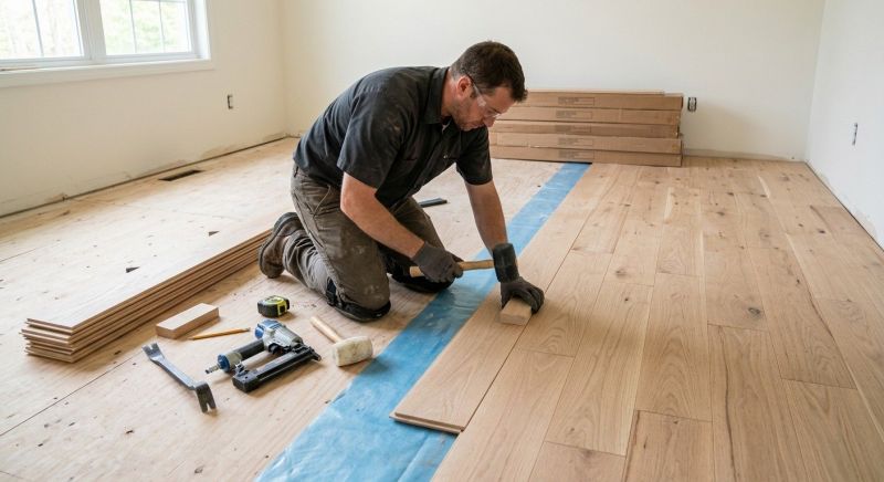 Wood Floor Replacement in Scituate, MA